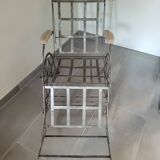 Wilson adjustable deck chair produced in 1871.