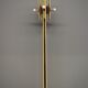 Wooden column coat rack  1965
