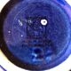 Pair of vase old gmundner keramik ceramic blue & white austria vintage