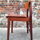 Vintage Scandinavian chair in teak, antique seating furniture.