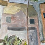Oil on landscape panel
