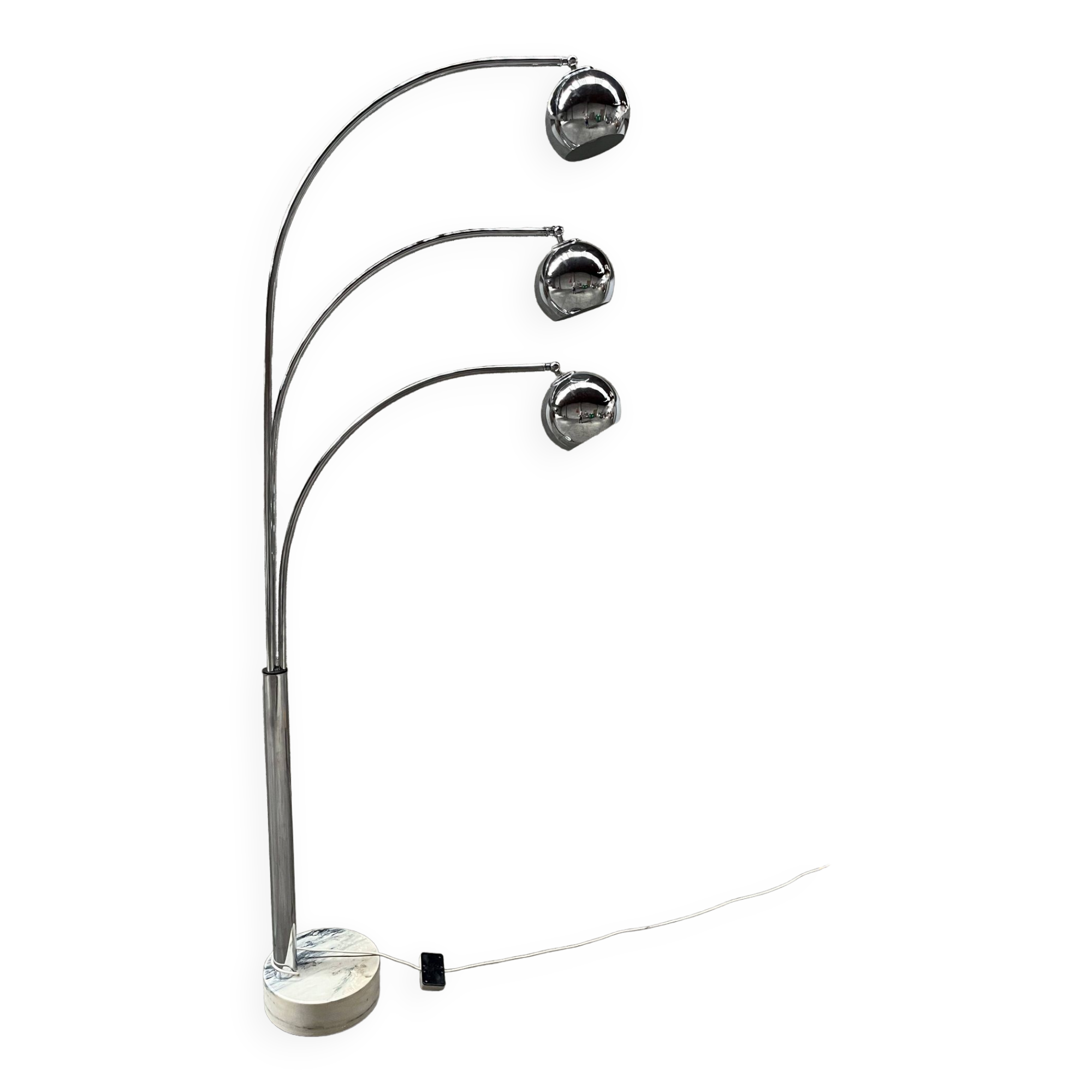 Lily of the valley floor lamp 1970 design Goffredo Reggiani