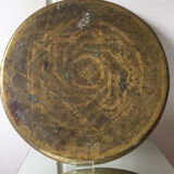 Islamic art Tray with ornaments and Arabic scripture calligraphy
