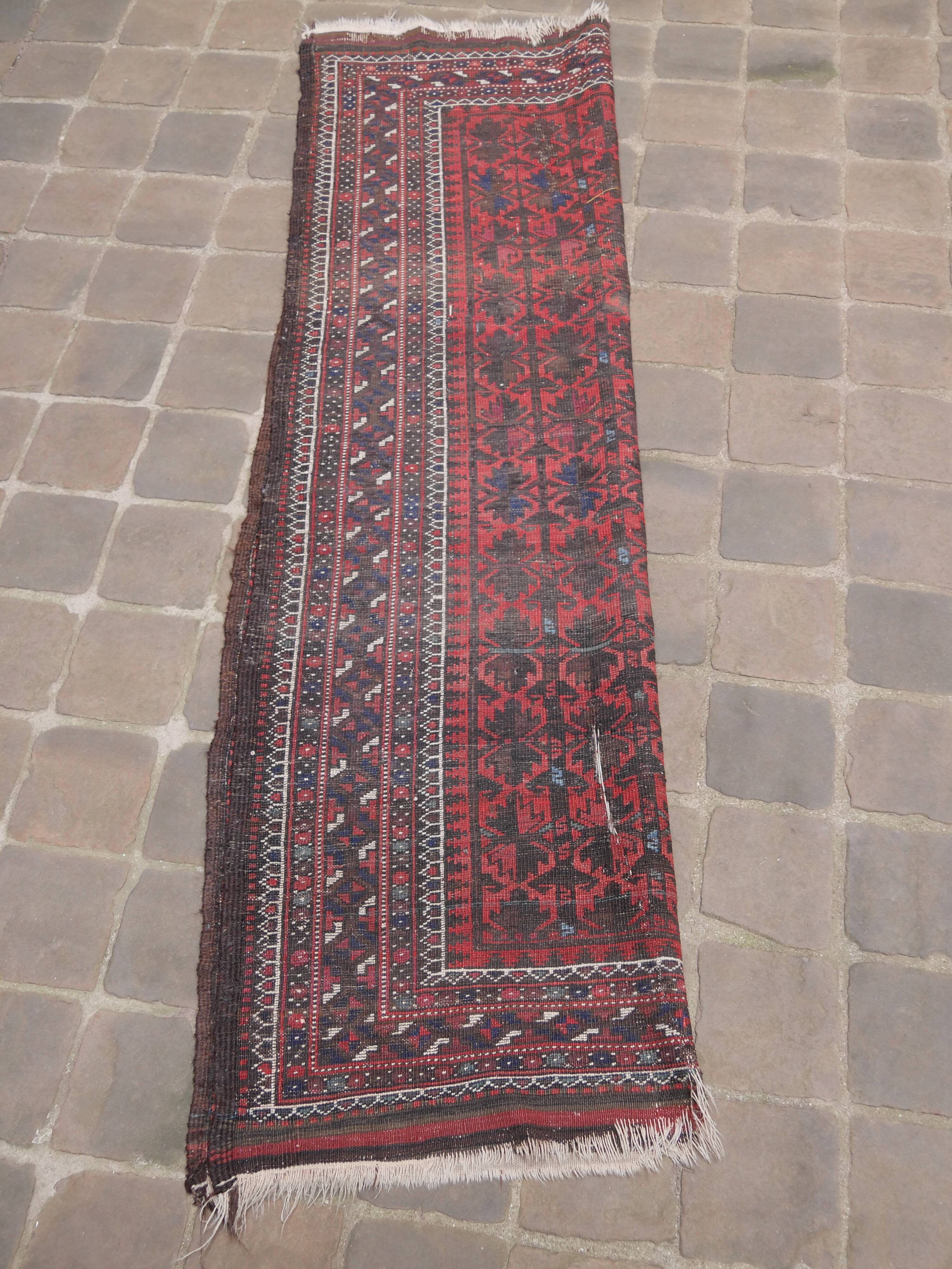 Oriental carpet handmade Persian Belouch