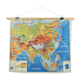 MDI SCHOOL POSTER – PHYSICAL MAP ASIA AND NORTH AMERICA