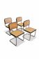 Ensemble de 4 chaises Cesca Marcel Breuer B32