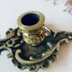 Bougeoir antique en bronze