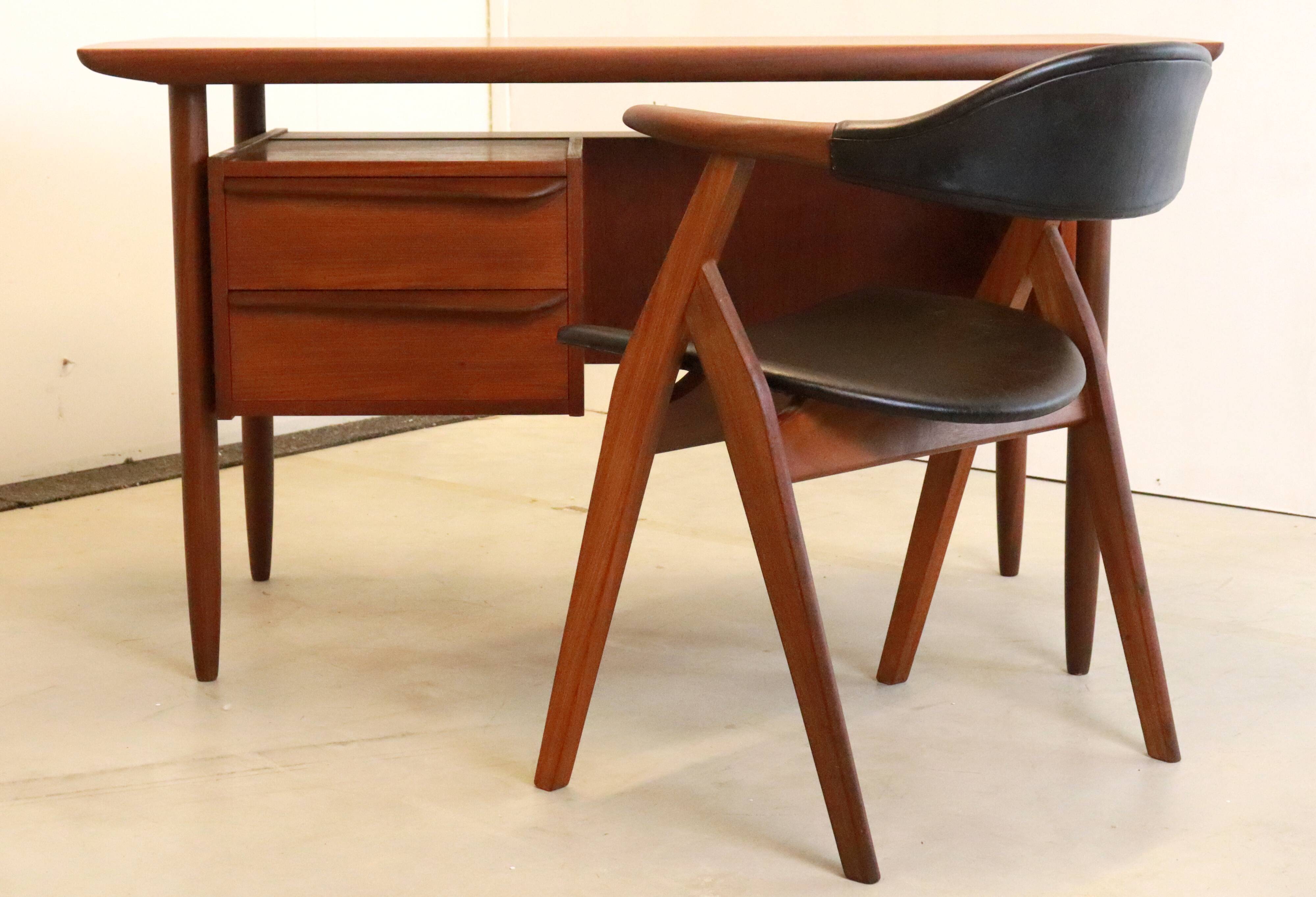 Dutch design vintage mid century propos hulmefa desk + chair
