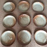 9 stoneware flat plates