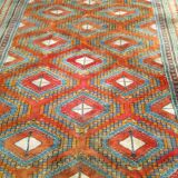 Old oriental rug made hands 280x195cm