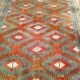 Old oriental rug made hands 280x195cm