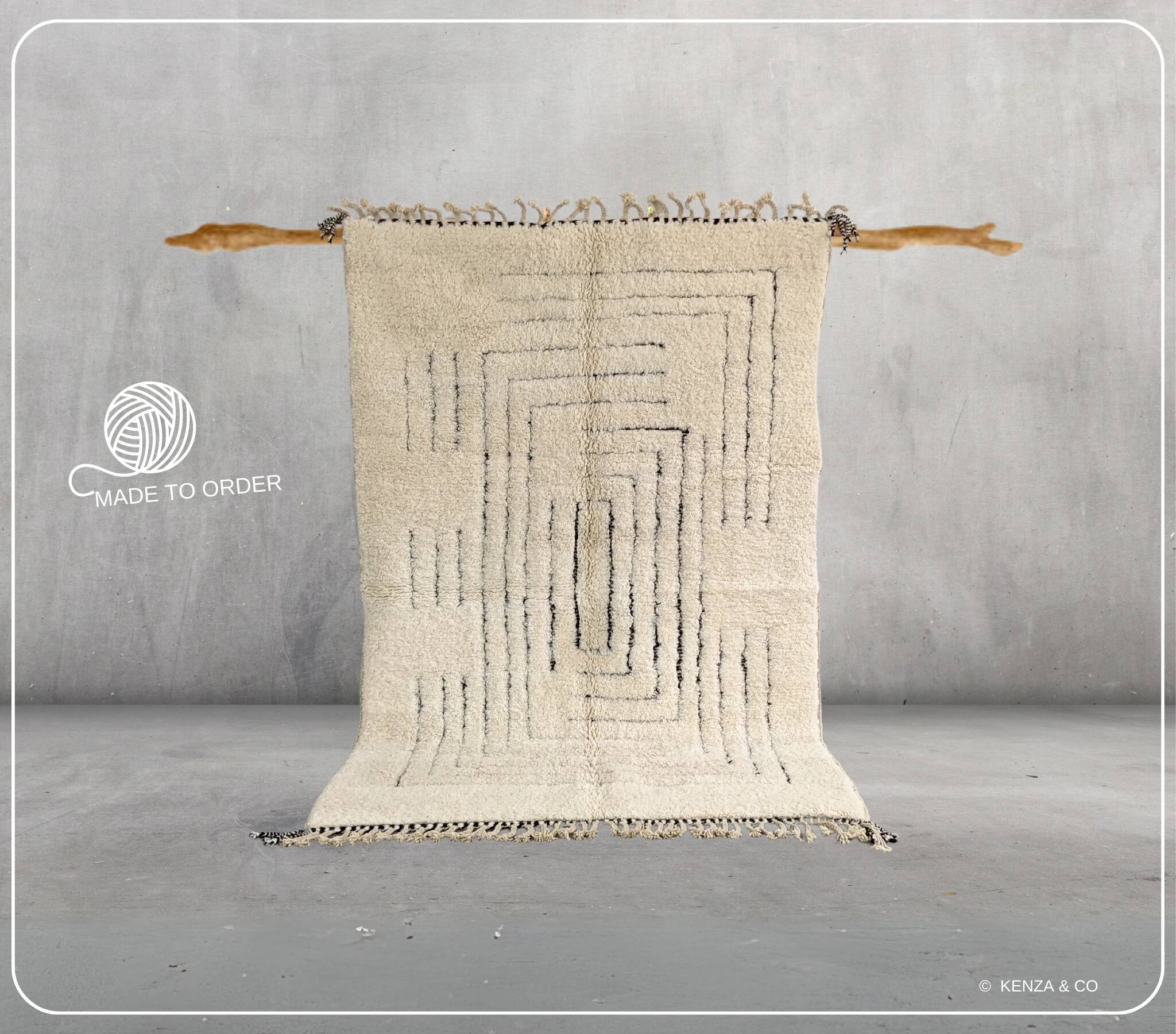 Beni Ouarain Rug – Pre-order #373