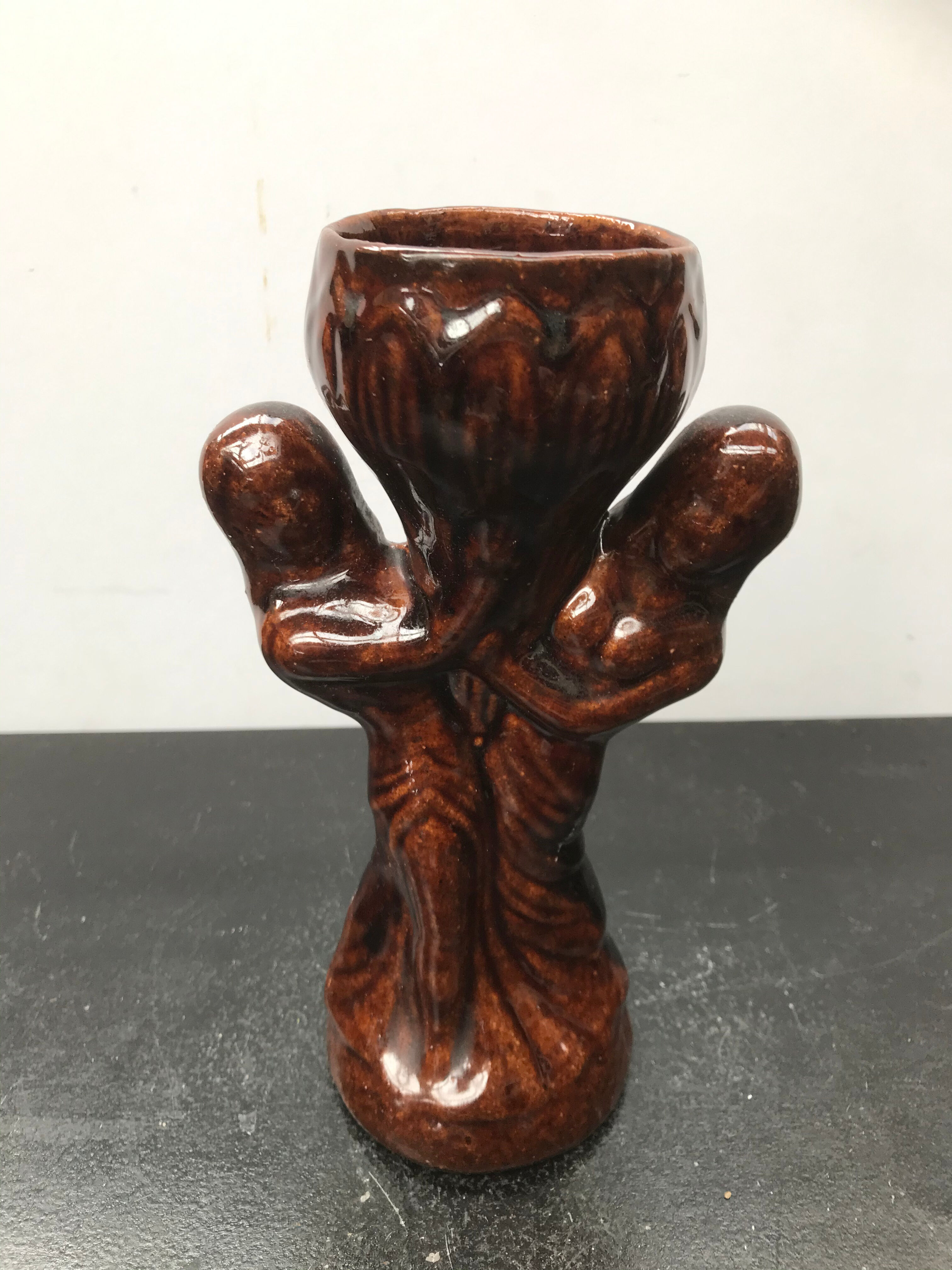 Ancient Vase Ceramics Brown Shape Vintage Characters