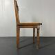 6 Farmhouse wood turned rush dining chairs