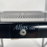 Model 601 Seconda Chairs in Metal attributed to Mario Botta, 1982, Set of 4