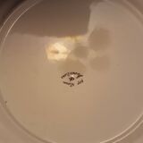 Earthenware plate reproduction old moustier ga