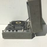 Ancien tourne disques Jacques Barthe paris avec enceinte et plaque vintage
