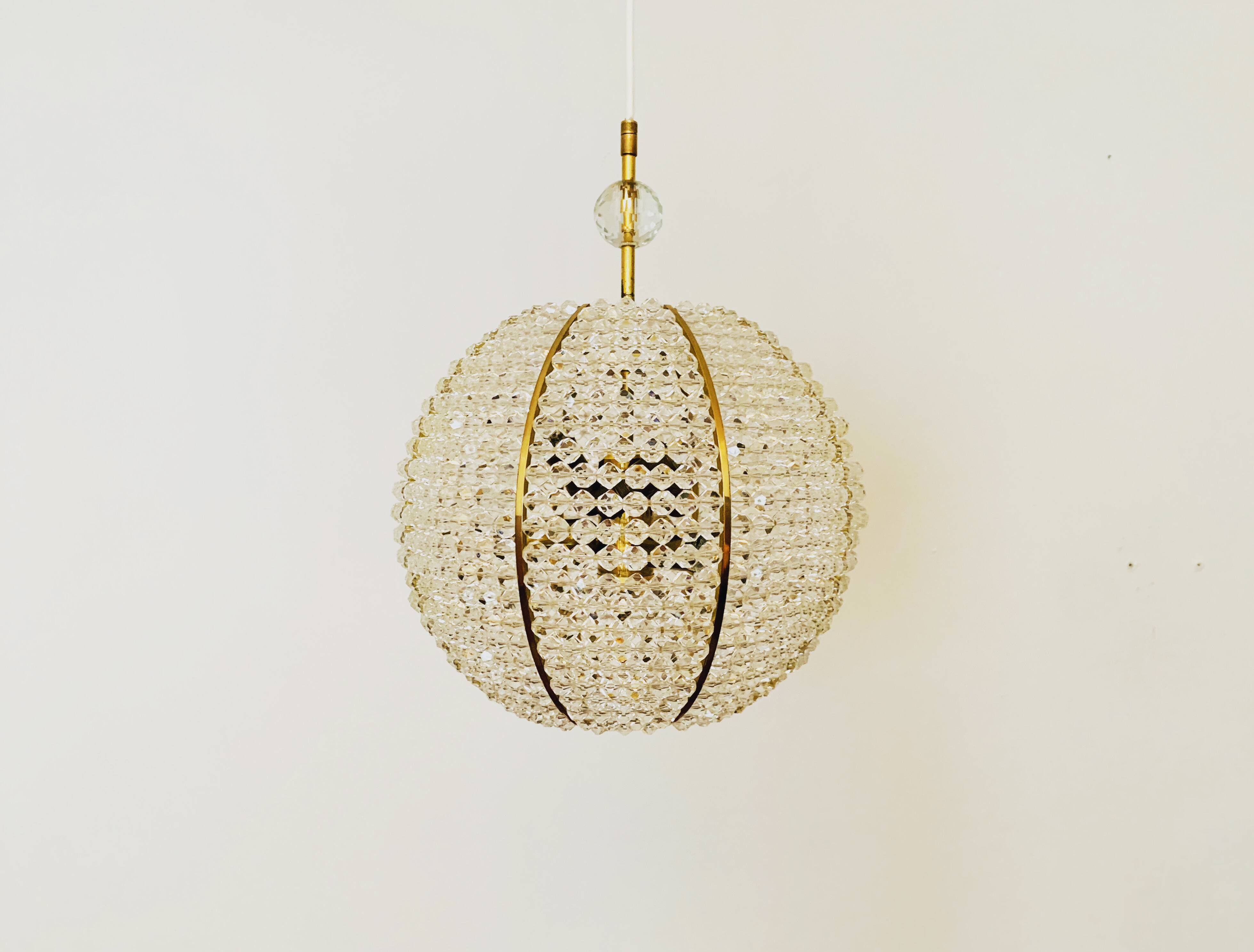Large Acrylic Ball Pendant Lamp