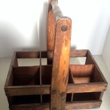 Old bottle wooden door