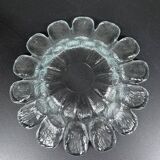 Flower shaped glass dish