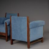 Paire de fauteuils Art Déco hollandais, années 1930