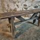 Vintage French Pine Bench – 1960s Seat or Side Table