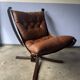 Vintage Scandinavian Falcon lounge chair by Sigurd Ressel, 1970.