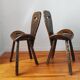 French brutalist vintage chairs from the 60s-70s.