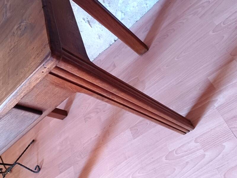 Art Deco desk or side table from the 1930s, vintage, solid wood