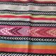 Multicolored Berber kilim carpet handmade in pure wool 100 x 150cm