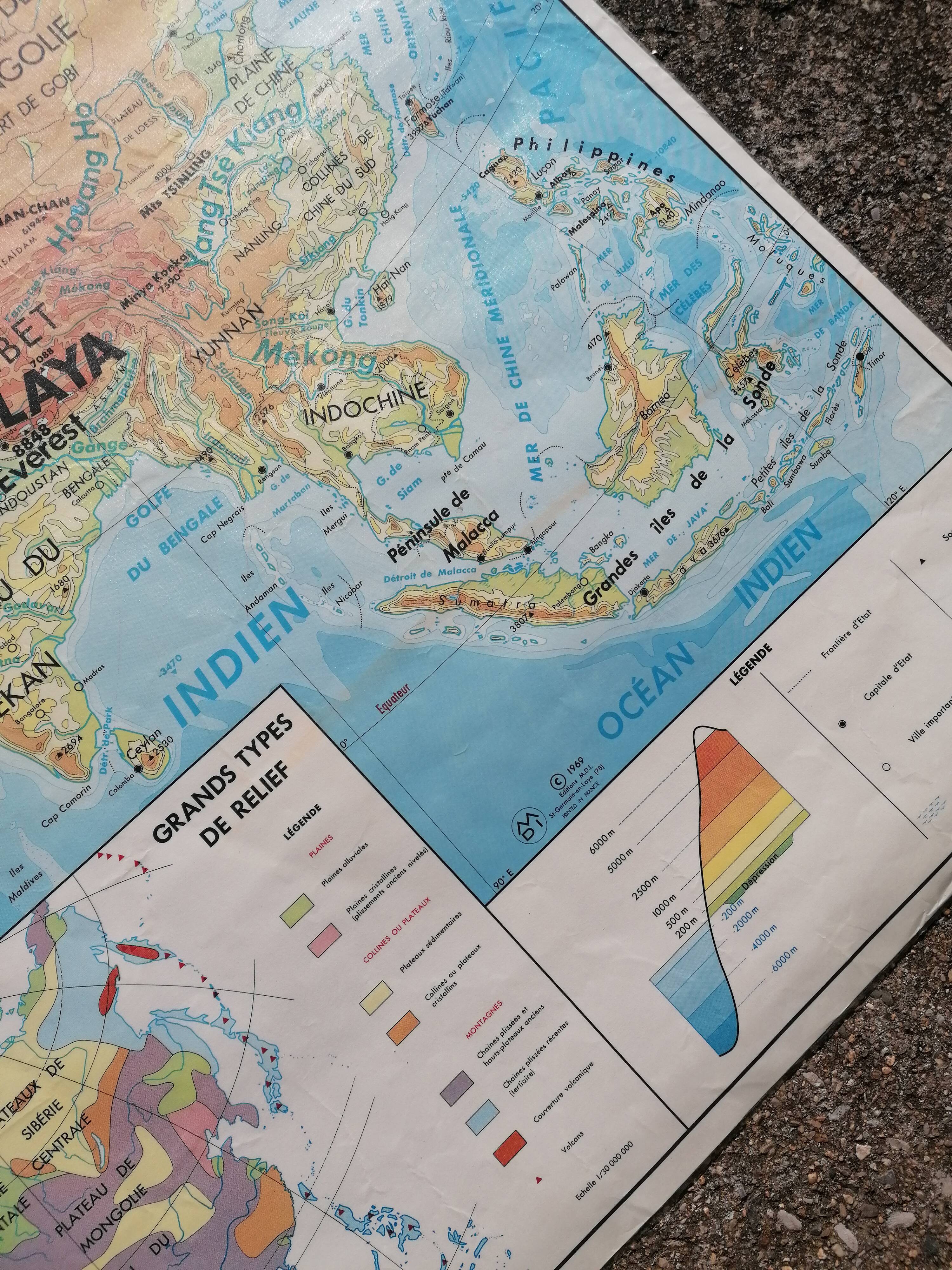 Old vintage Asia Agricultural and Physical MDI card