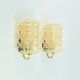 Mid-Century Modern Bubble Glass Wall Lights - H. Tynell for Limburg, 1960s