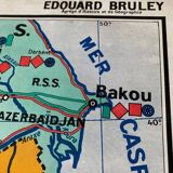 Ancienne carte école Asie Occidentale (n 16 bis) - Edouard Bruley