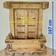 Door & old Indian balcony from Rajasthan in solid teak