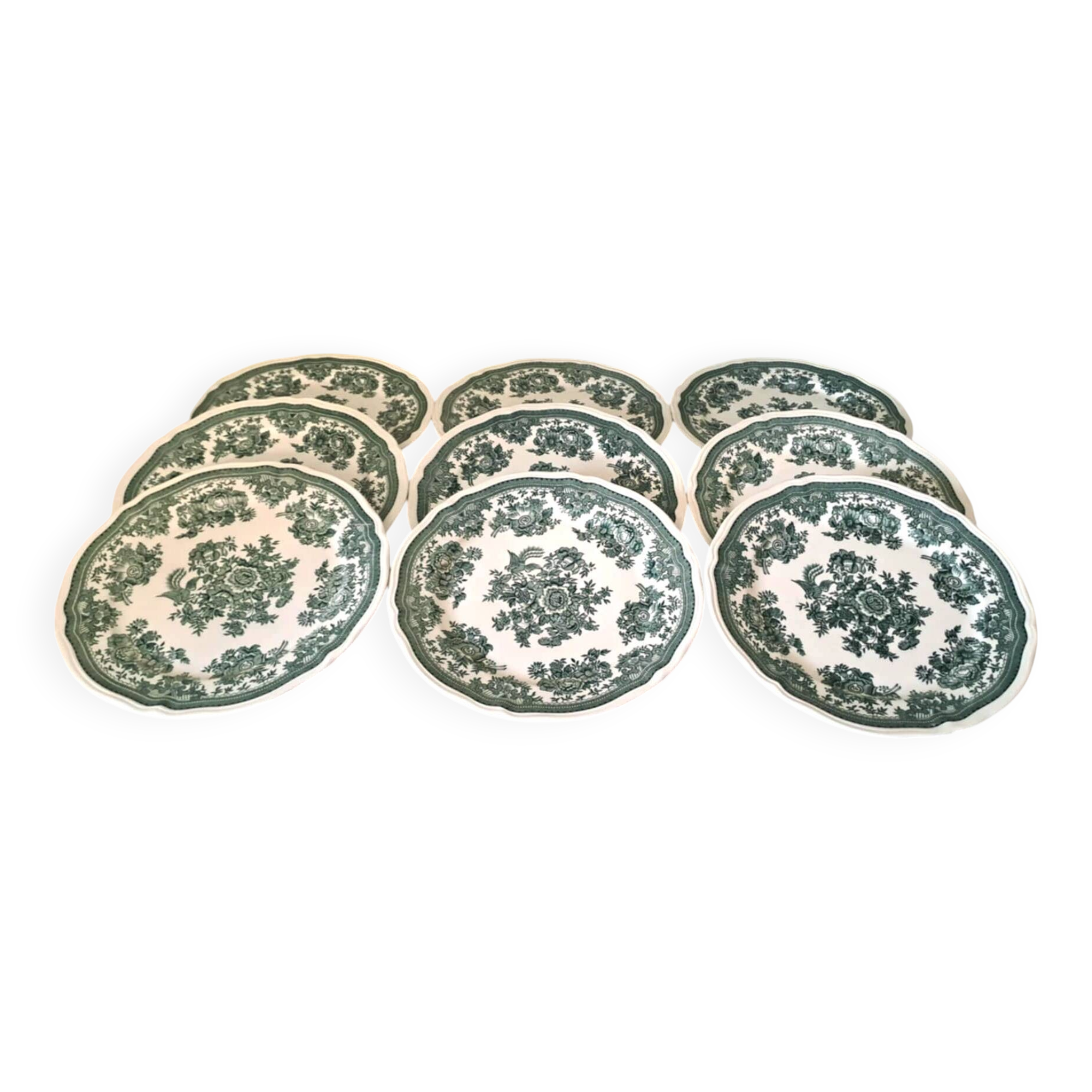 9 Villeroy and Boch dessert plates