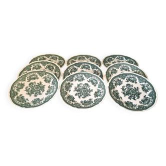 9 assiettes à dessert Villeroy et Boch