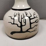 Large table lamp in ceramic by Danish Allan Hytholm 1980s.