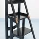 Black Metamorphic Library Steps Folding Ladder Chair, Germany, 1970s