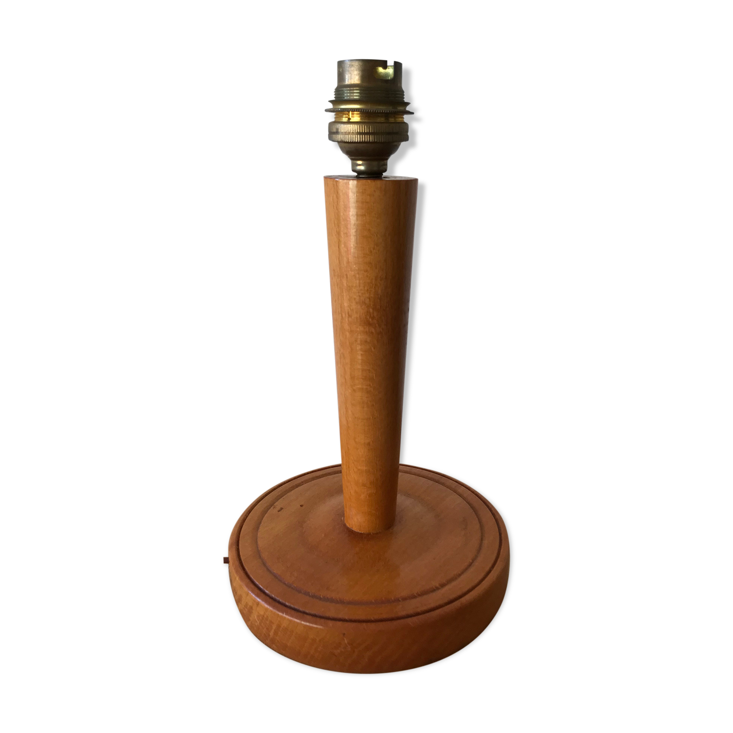 Vintage wooden lamp foot