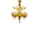 Large Venetian Murano Glass Chandelier 10 Lights 1950’s