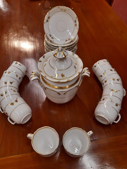 Set coffee in Paris porcelain