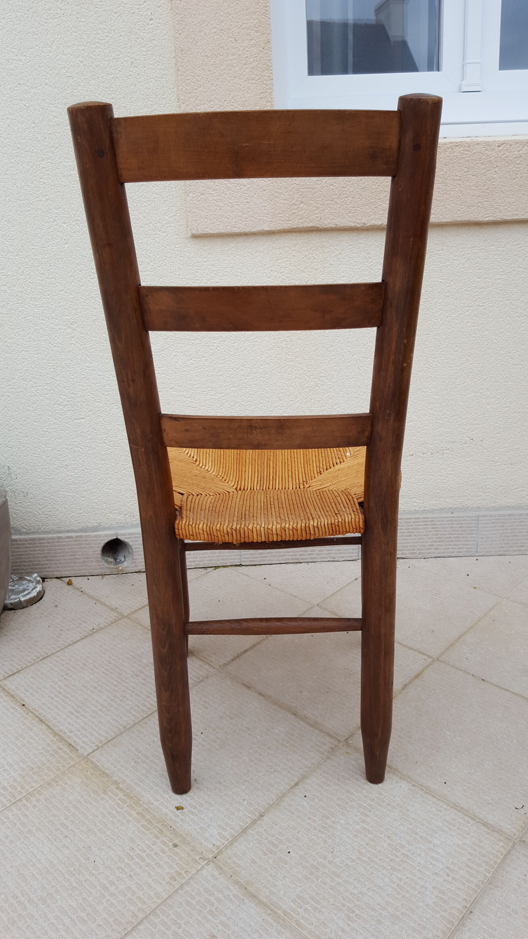 Rush chair France 1960-70s