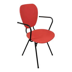 Fauteuil en vinyle années 1960