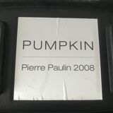 Pair of Pumpkin armchairs by Pierre Paulin in leather