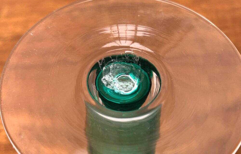 German wine glasses by Regina Kaufmann for Glashagen Hütte, set of 6.