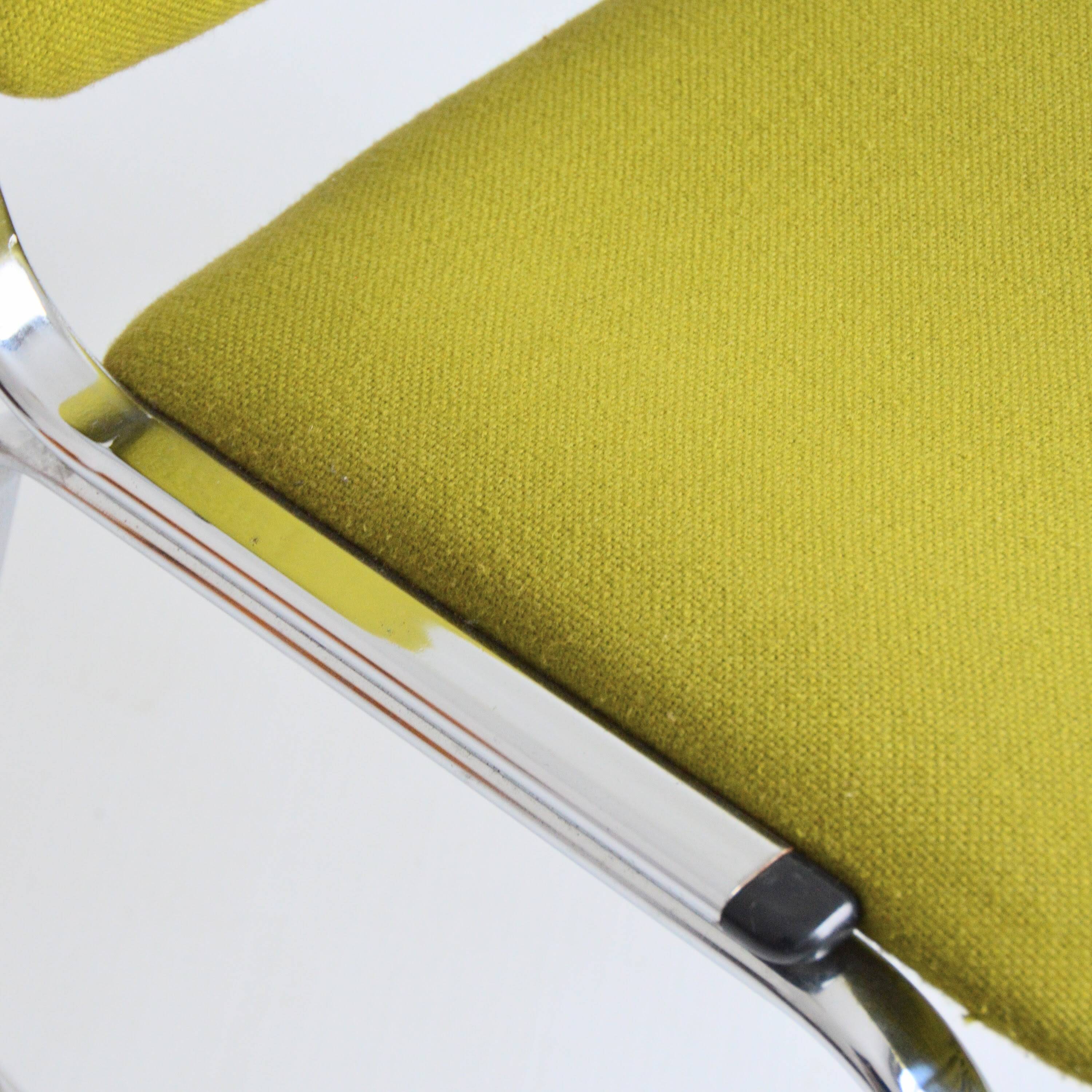 Chaise traineau / Chaise de bureau 1960 vintage