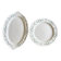 Set of 2 antique ironstone dishes - Villey de Longchamp