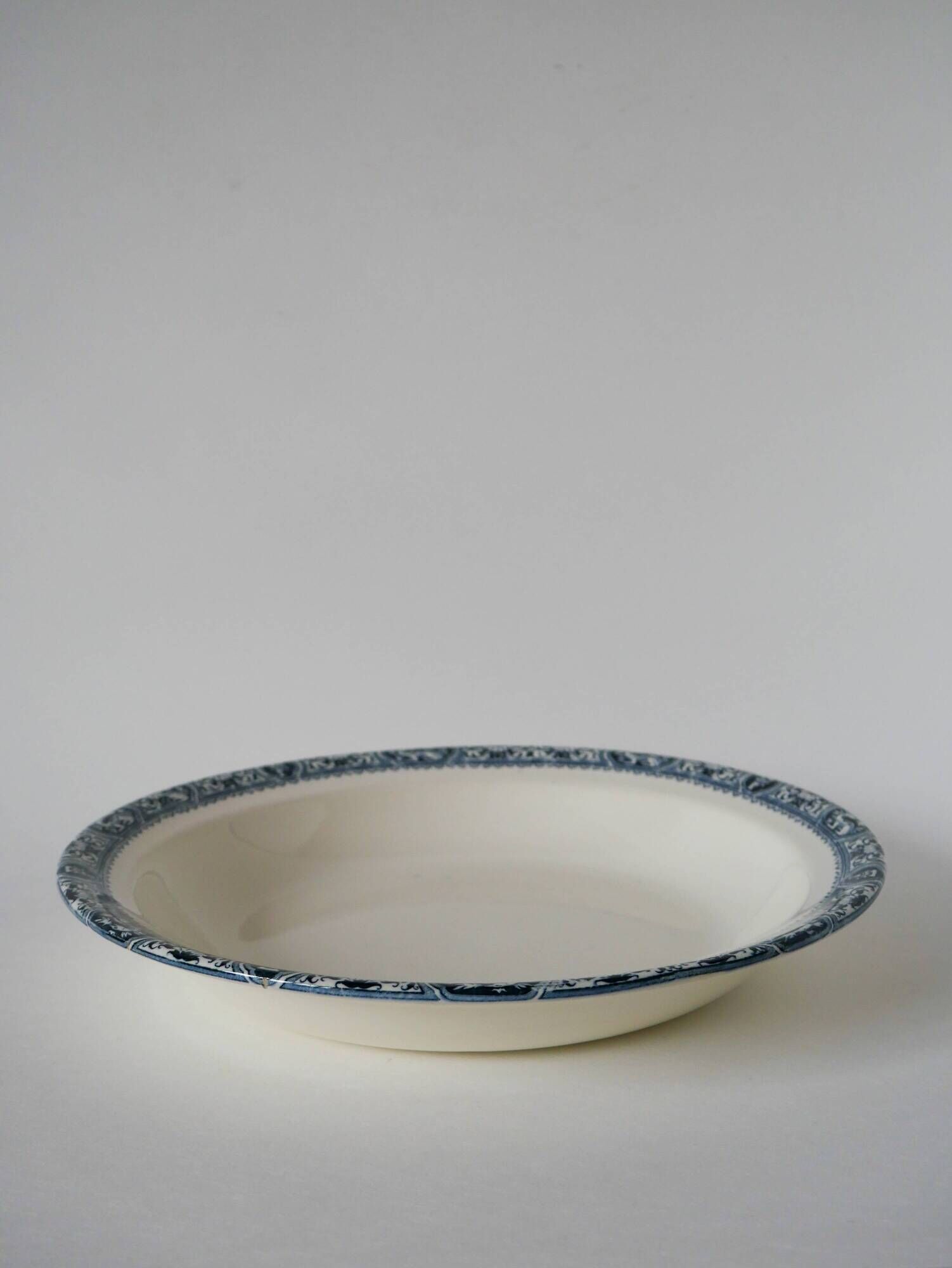 Hollow dish in iron earth model salins model françois 1st 19th century