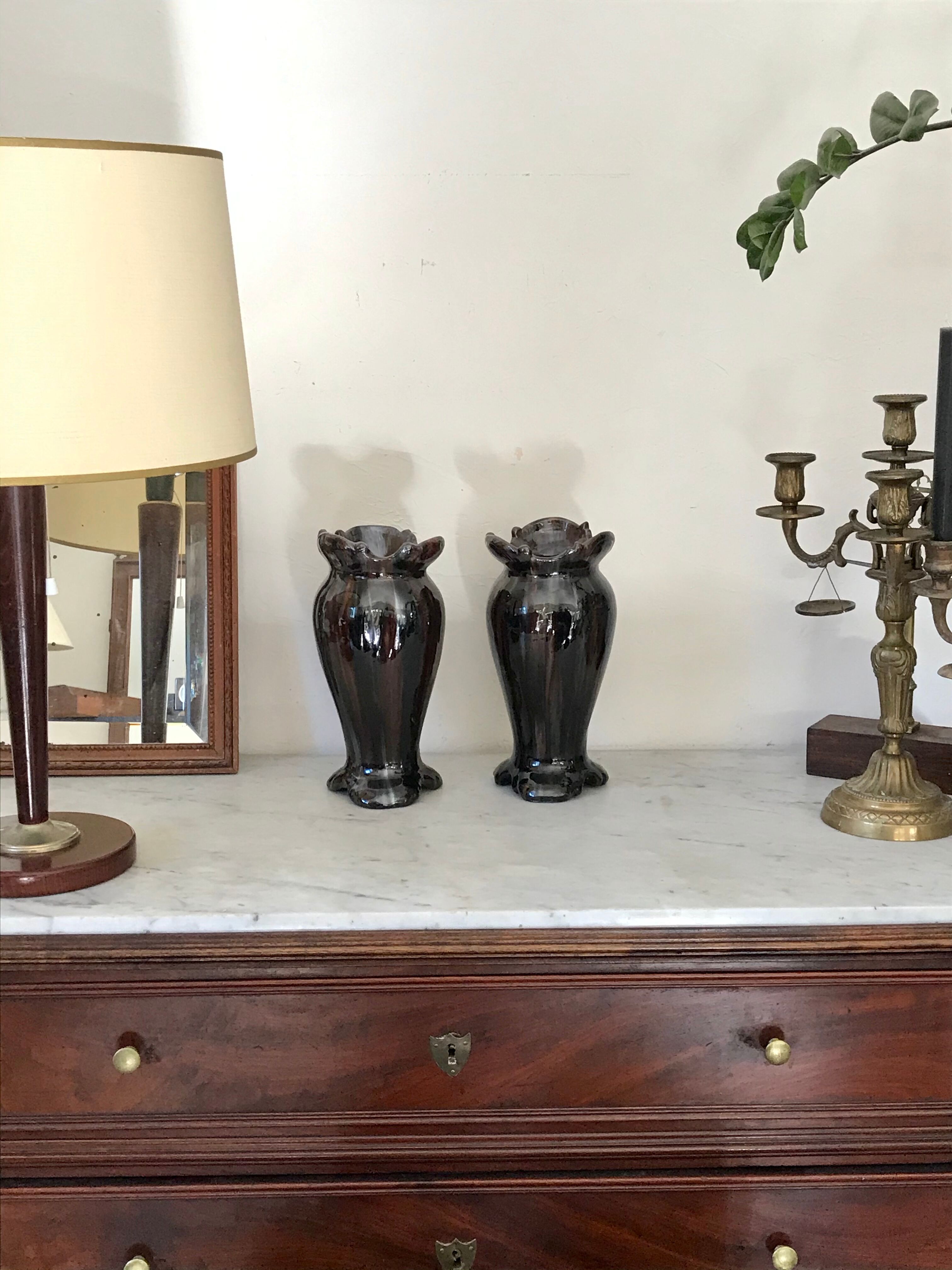 Pair of vases Vallauris Jérôme Massier