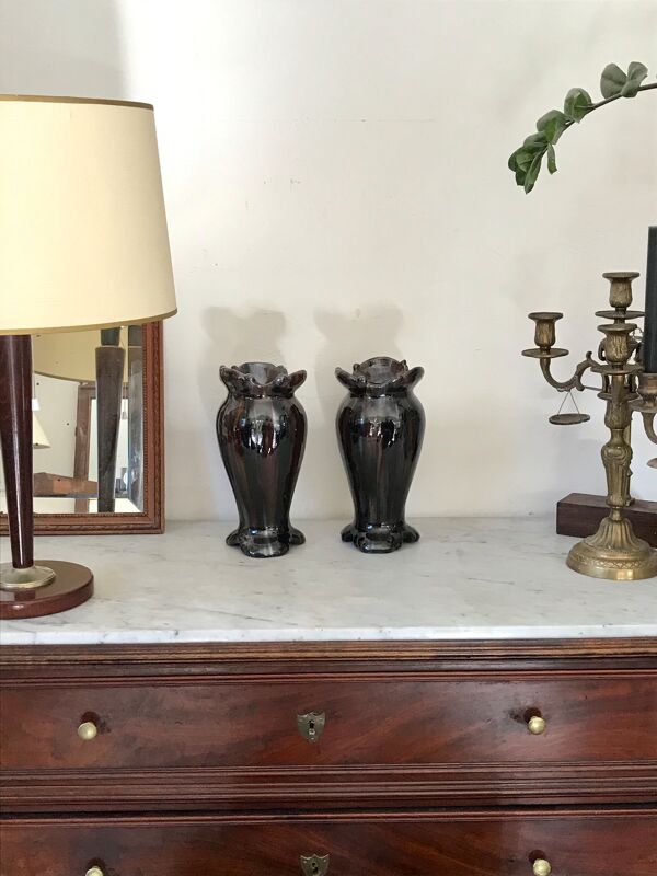 Paire de vases Vallauris Jérôme Massier